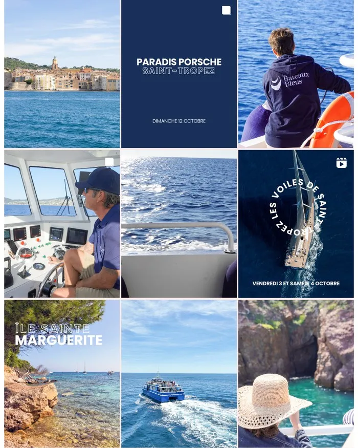 Aperçu du feed Les Bateaux Bleus